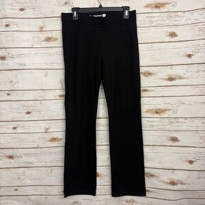 Betabrand Black Pull On Bootcut Career Work Pants M Petite